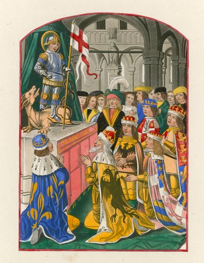 The Sovereigns of Europe Worshipping St George, Late 15th Century by Henry Shaw